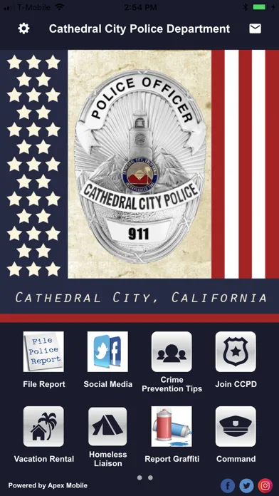 Zrzuty ekranu Cathedral City PD