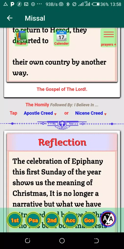 Catholic Missal, Bible, Hymnbo Screenshots