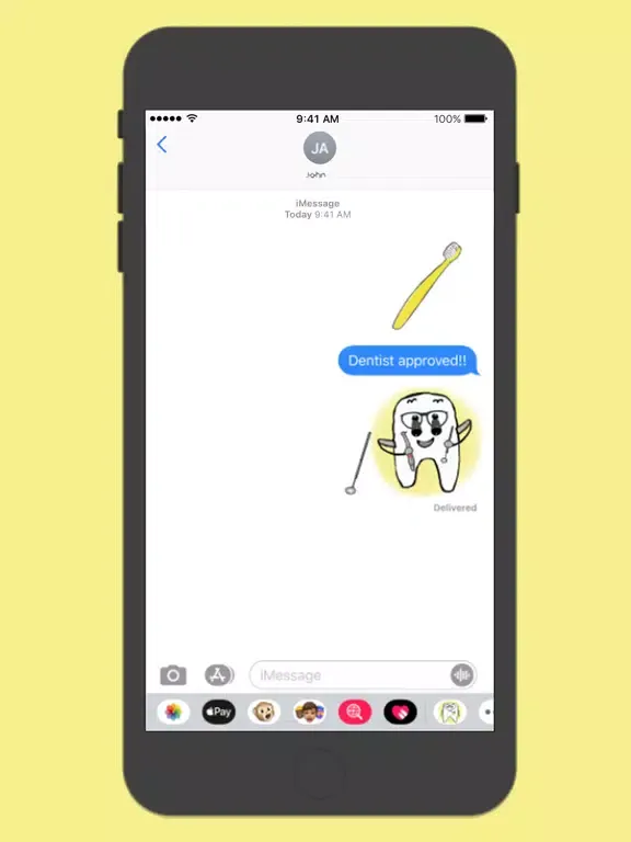Zrzuty ekranu Chip the Tooth dental stickers iPad 
