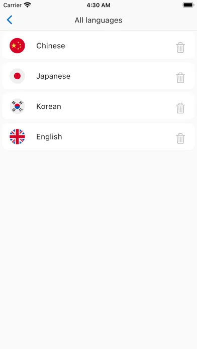 Tangkapan layar Handwriting Multi-language