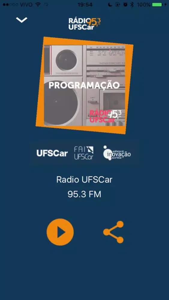 Zrzuty ekranu Radio UFSCar