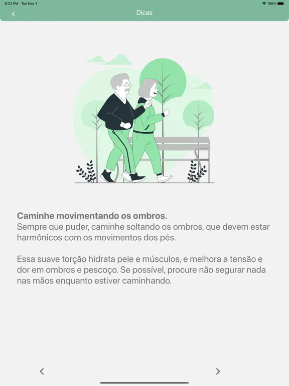 Zrzuty ekranu Relaxô os ombros iPad 