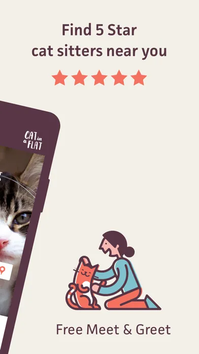 Tangkapan skrin Cat in a Flat: Pet Cat Sitting