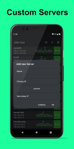DNS Speed Test スクリーンショット