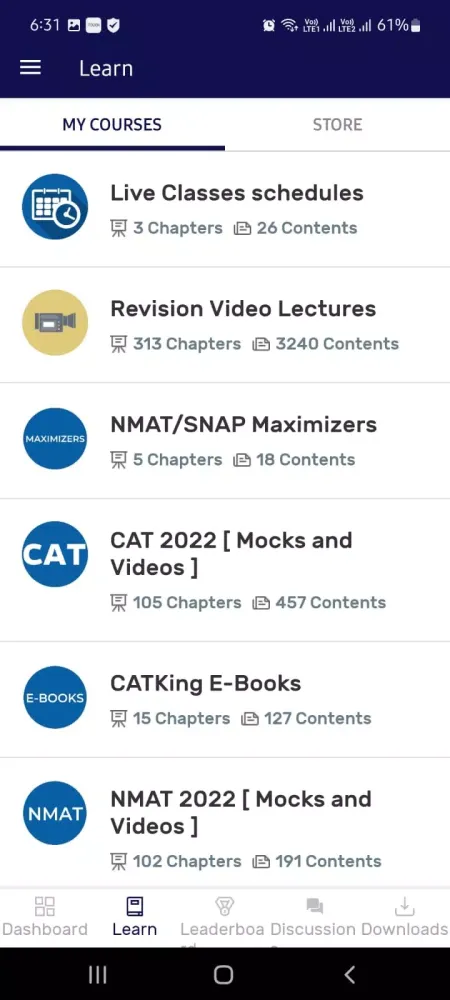 Capturas de tela do CATKing Educare
