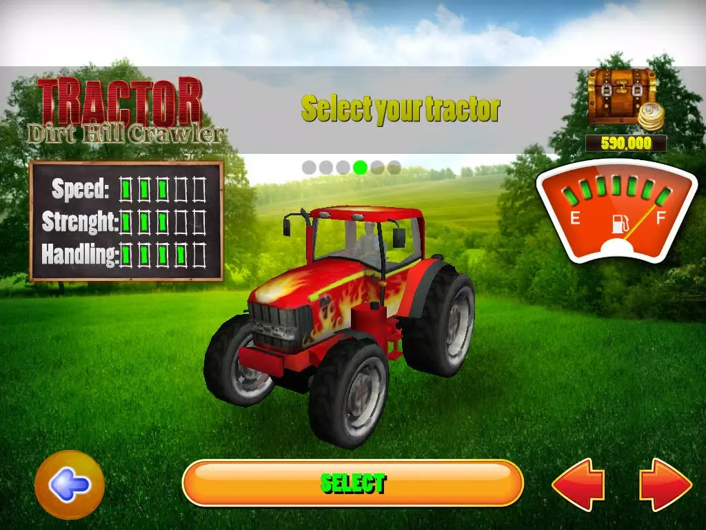 Capturas de tela do Tractor: Dirt Hill Crawler iPad 
