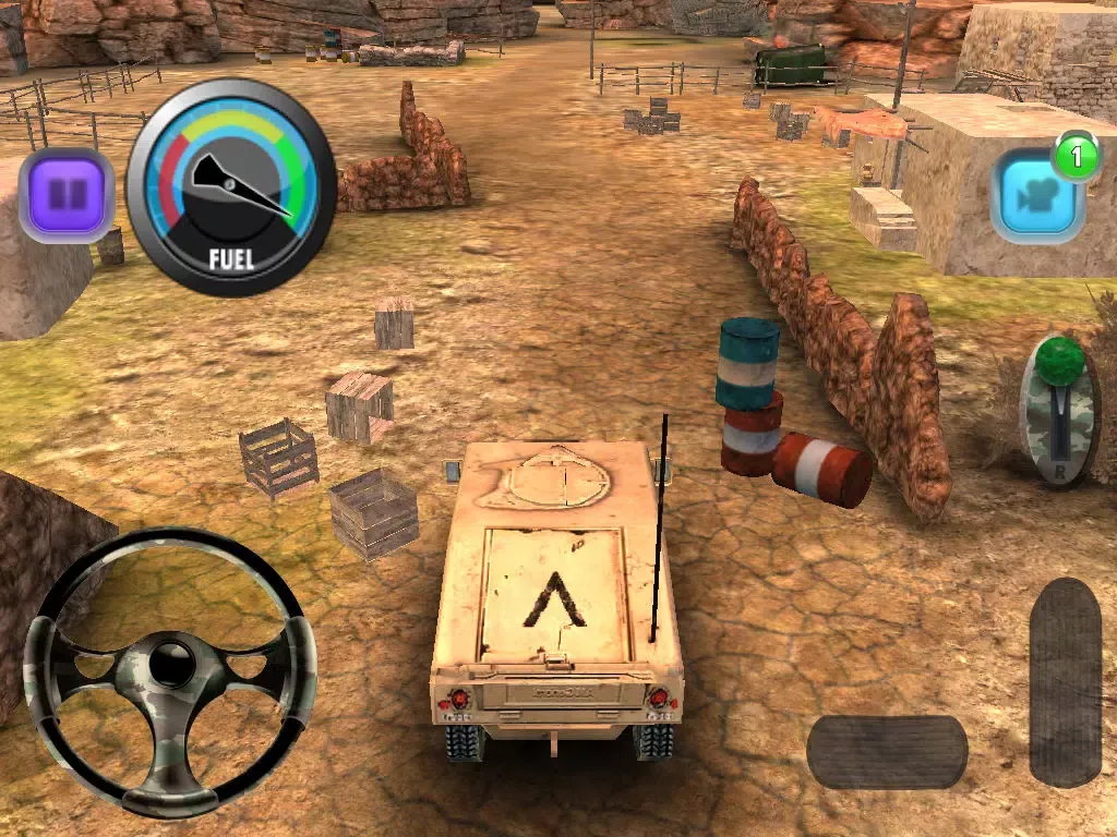 Tangkapan skrin Military Driver Everyday Practice iPad 