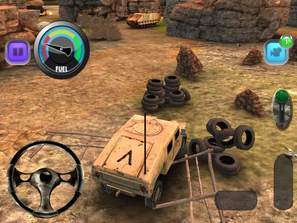 Tangkapan skrin Military Driver Everyday Practice iPad 