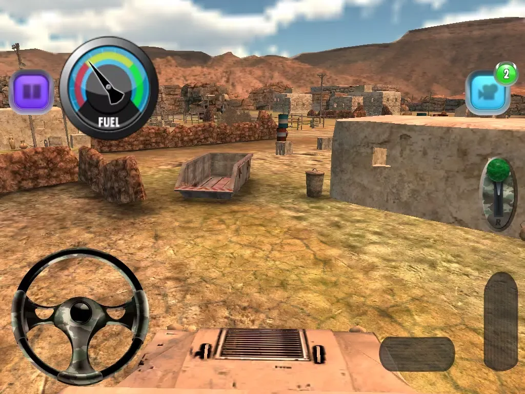 Tangkapan skrin Military Driver Everyday Practice iPad 