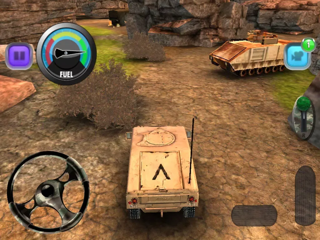 Tangkapan skrin Military Driver Everyday Practice iPad 