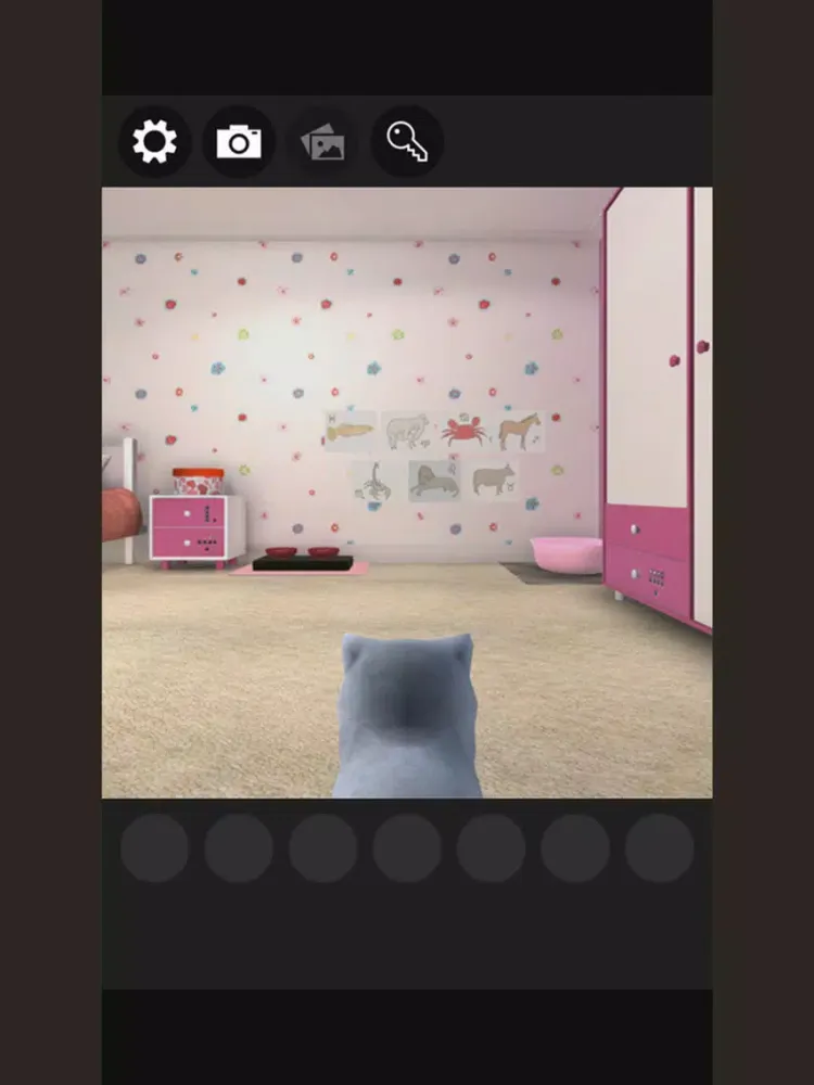 Tangkapan skrin Escape game Cat's treats Detective5 iPad 