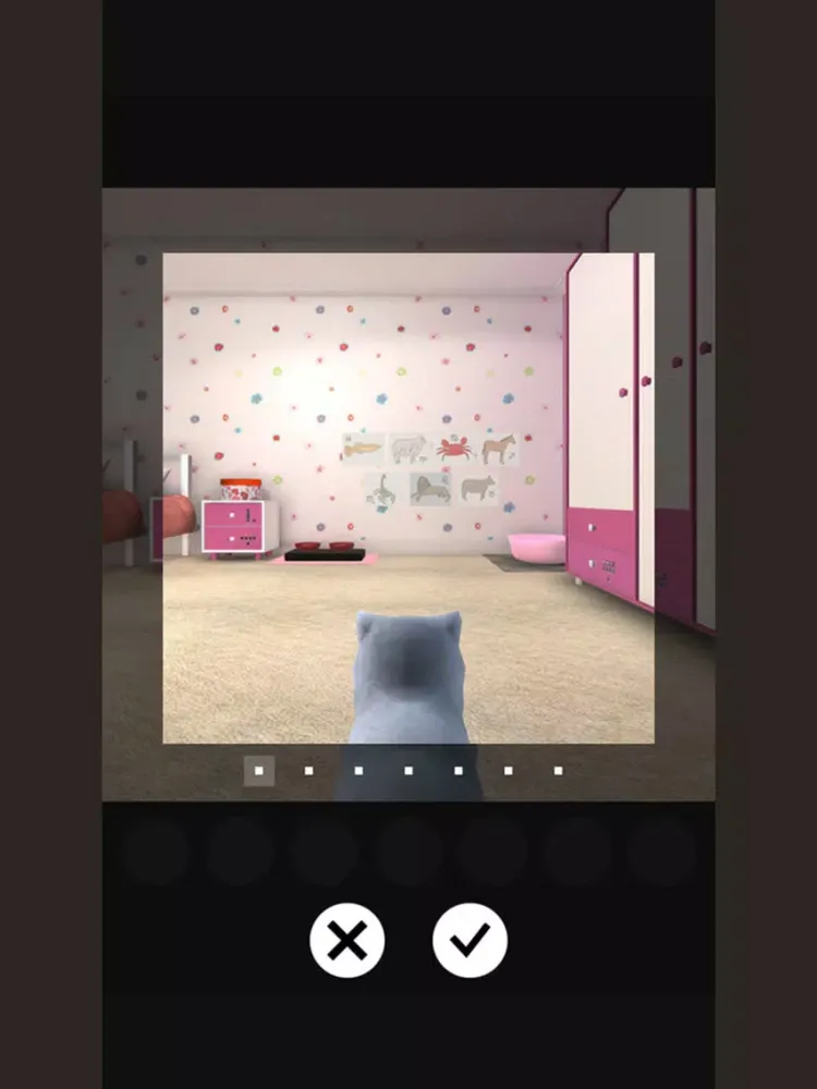 Tangkapan skrin Escape game Cat's treats Detective5 iPad 