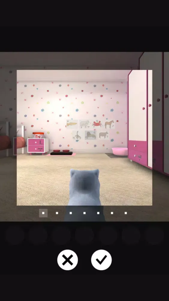 Tangkapan skrin Escape game Cat's treats Detective5