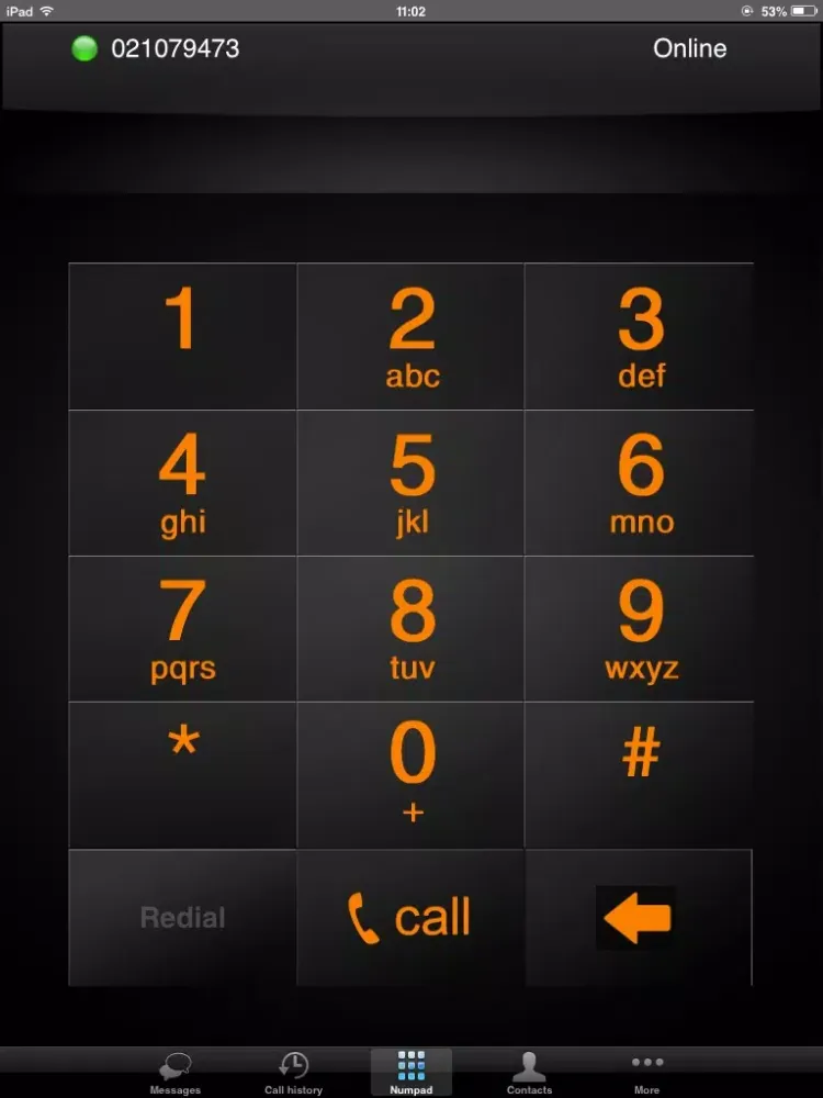 Told'sapp iPad  Screenshots