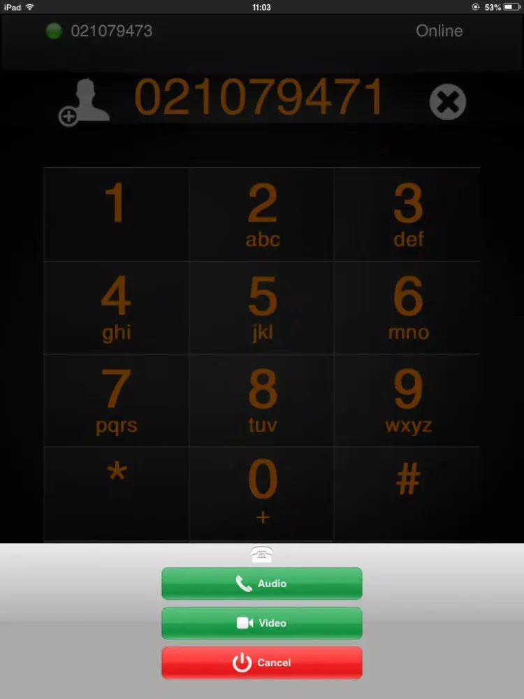 Told'sapp iPad  Screenshots