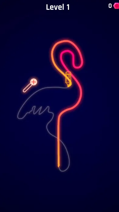 Tangkapan layar Neon Paint 3D Art