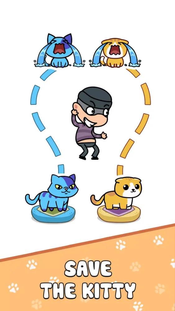 Capturas de pantalla de Cat Rush: Draw Puzzle Game