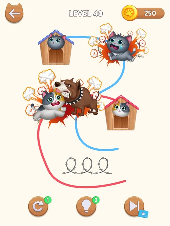 Cat Rush - Draw to Home iPad 應用截圖