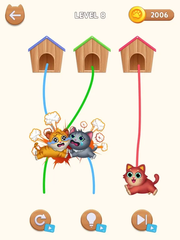 Cat Rush - Draw to Home iPad 應用截圖