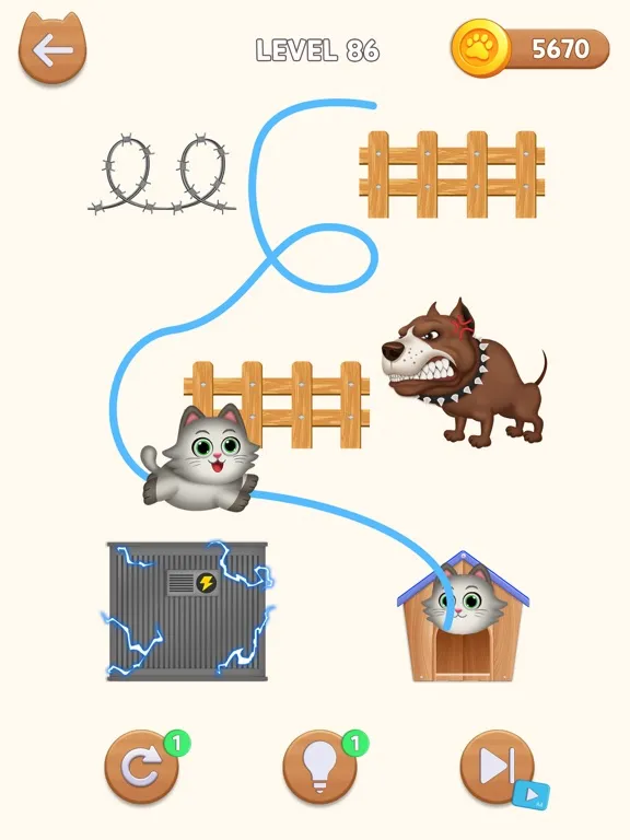 Cat Rush - Draw to Home iPad 應用截圖