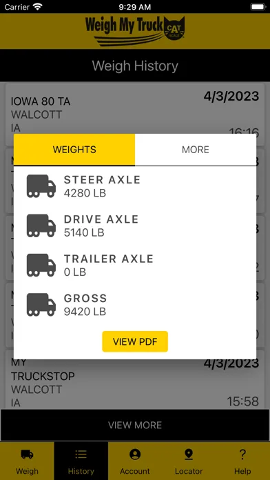 Weigh My Truck Screenshots