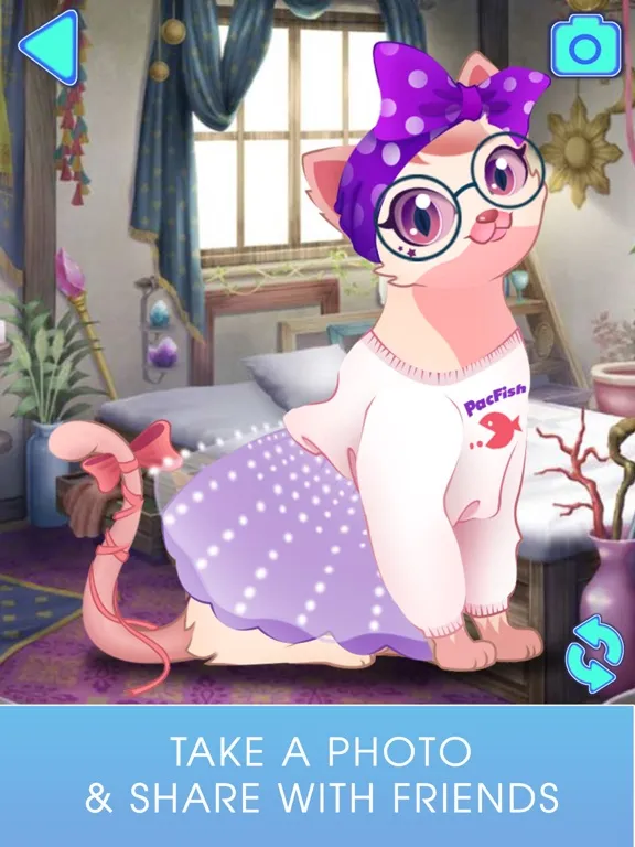 Capturas de pantalla de Dress Up - Makeup Queen Cat iPad 