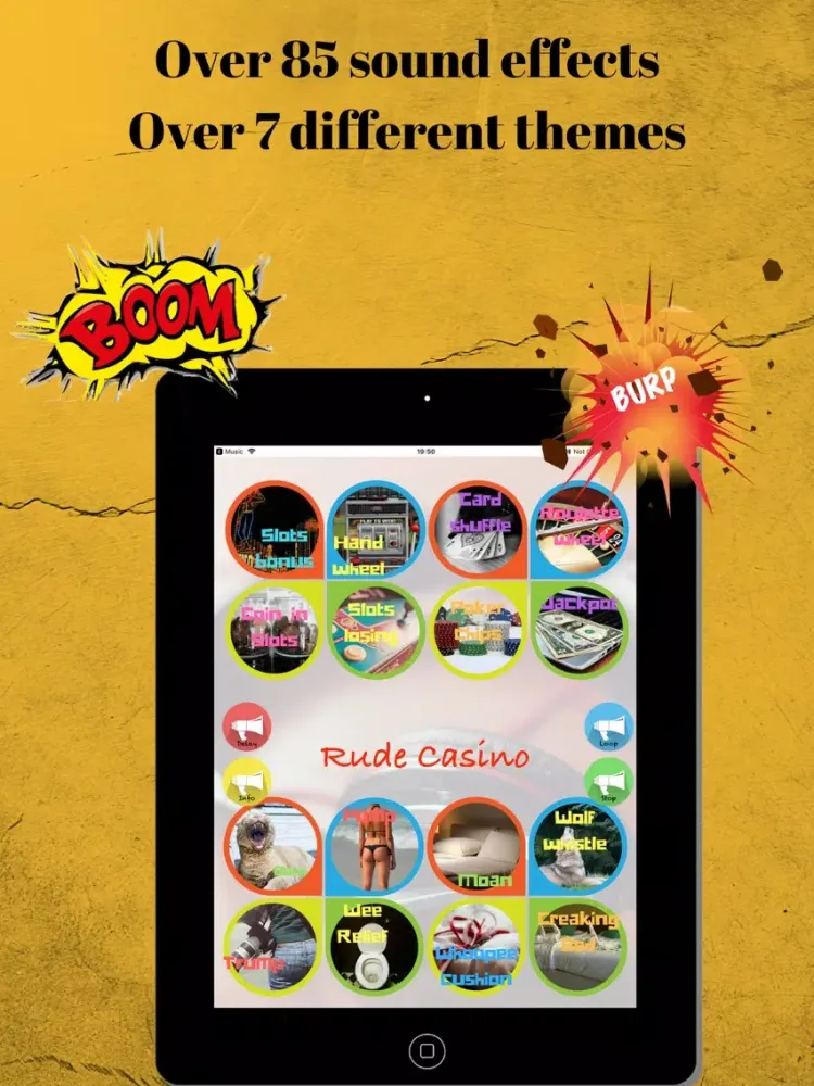 Boom Box:Super Sound Efx Games iPad 应用截图