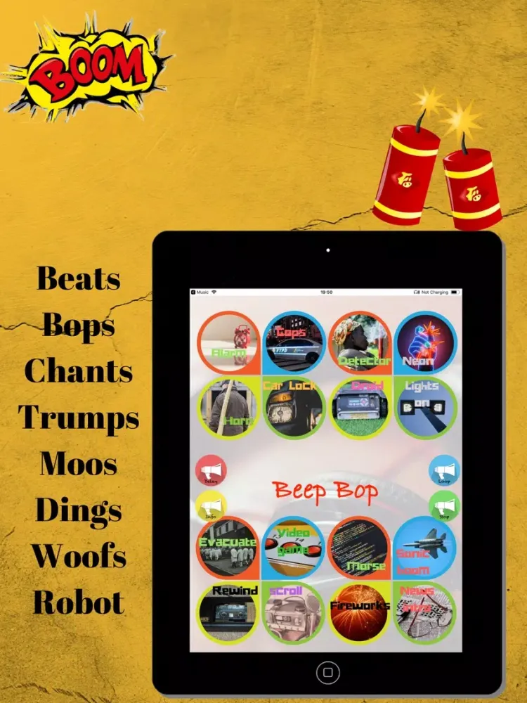 Boom Box:Super Sound Efx Games iPad 应用截图