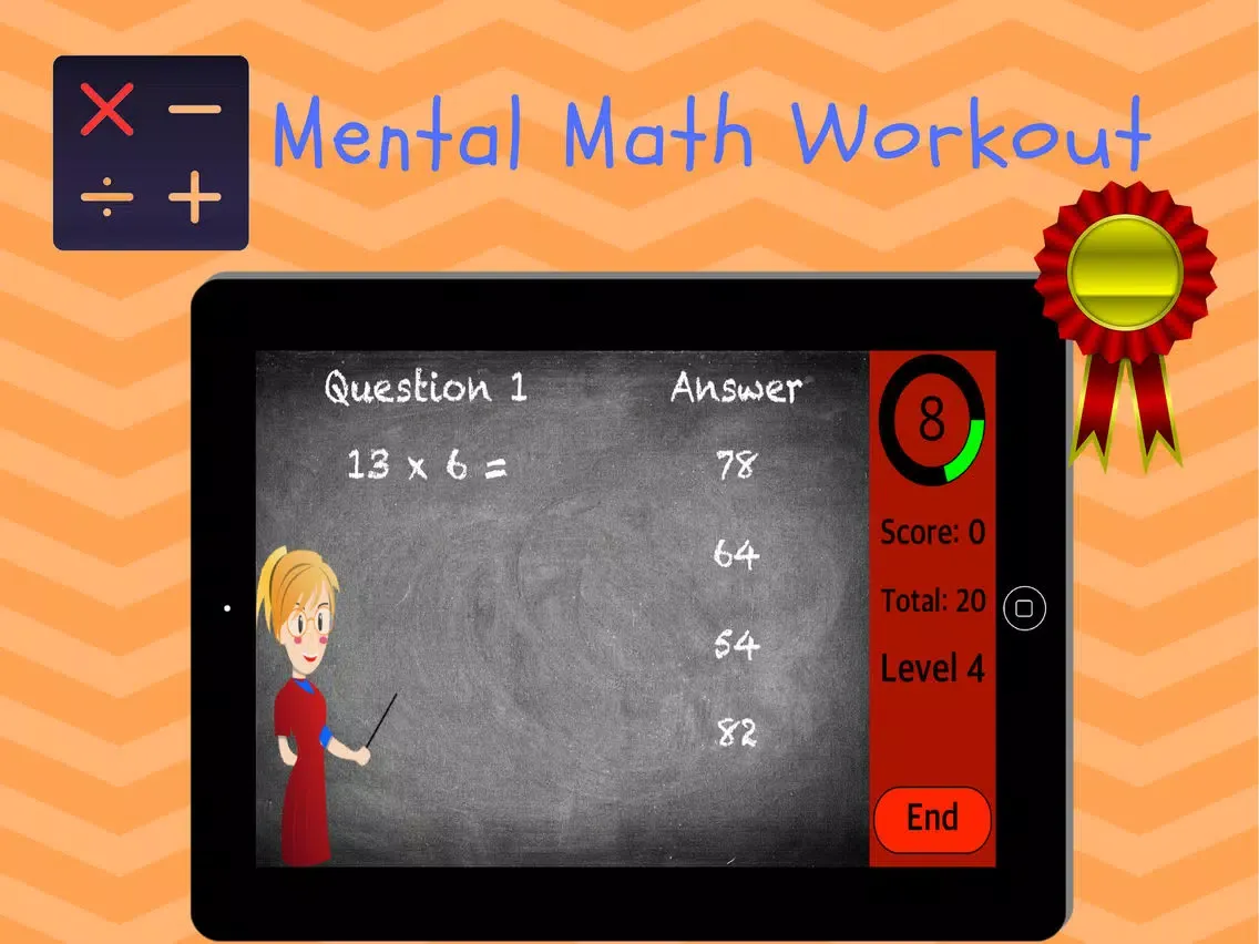 Capturas de pantalla de Math Workout:Multiply This App iPad 