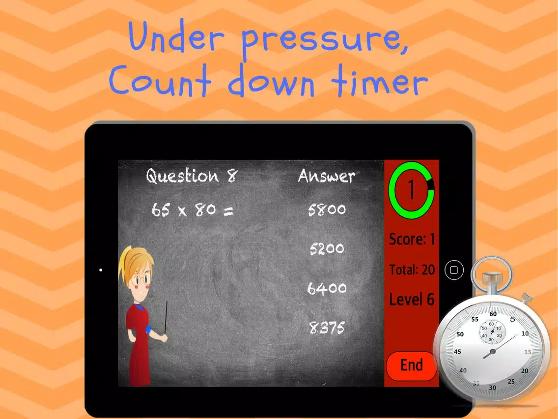 Capturas de pantalla de Math Workout:Multiply This App iPad 