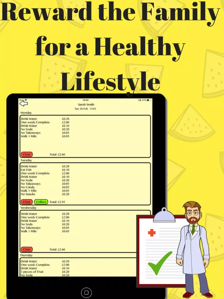 Tangkapan layar Daily Food Planner:Health Aid iPad 
