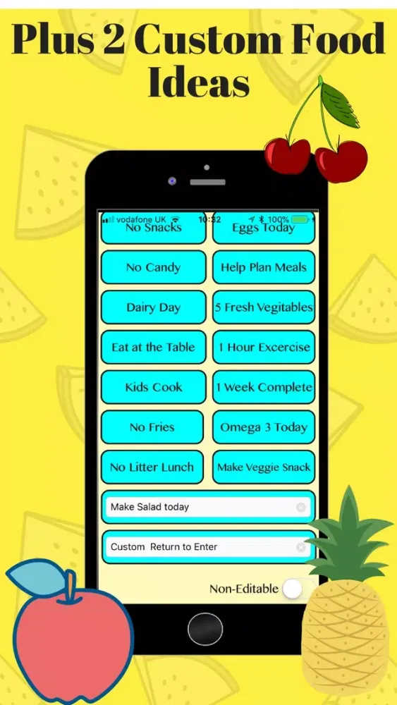 Tangkapan layar Daily Food Planner:Health Aid