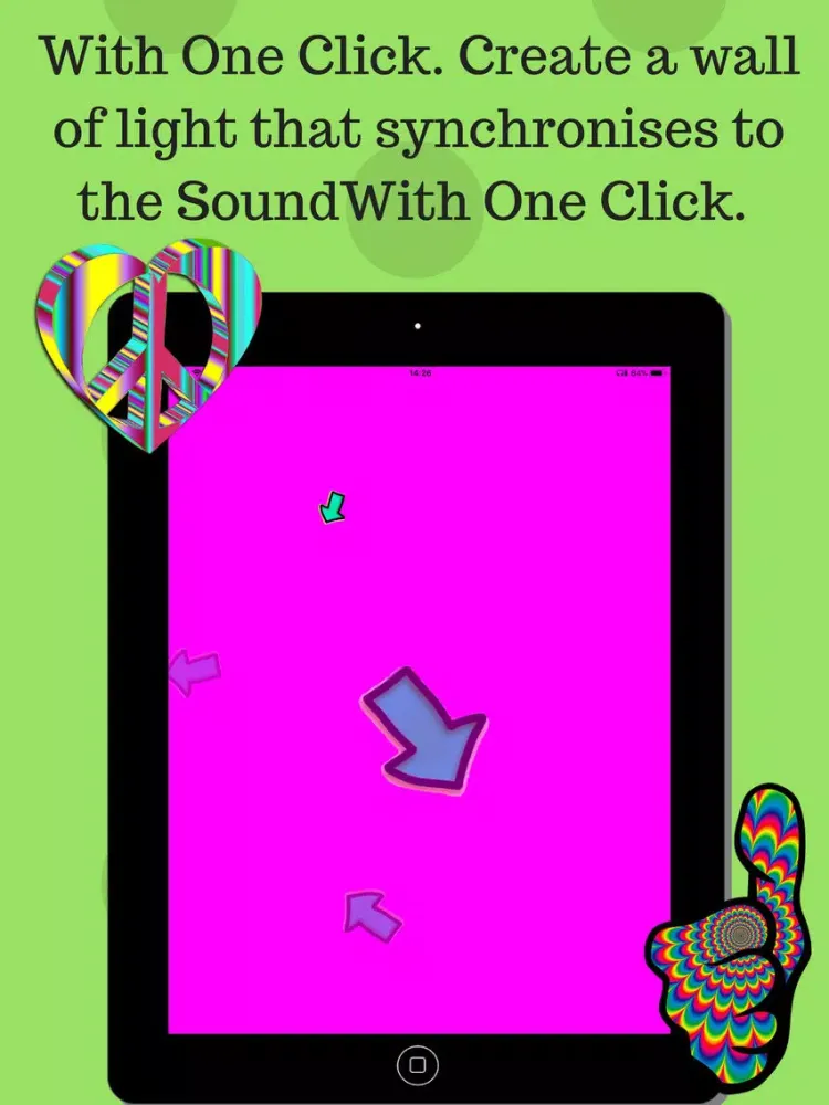 Ảnh chụp màn hình của Music Festival:Light Show App iPad 