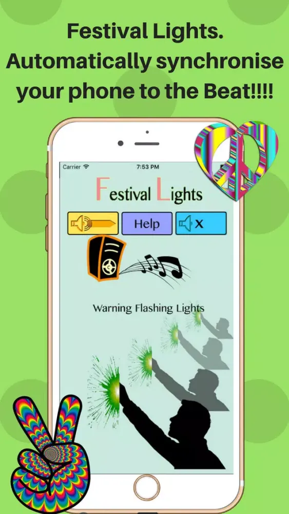 Ảnh chụp màn hình của Music Festival:Light Show App