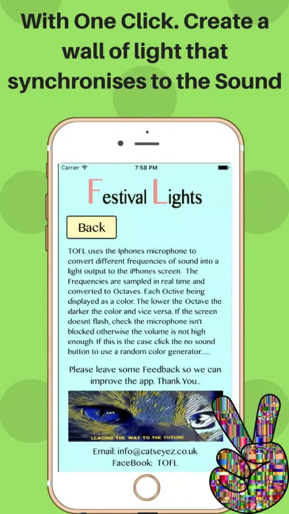 Ảnh chụp màn hình của Music Festival:Light Show App