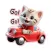 White Cat Stickers - WASticker