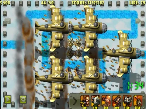 Little Commander - World War II TD iPad  Screenshots