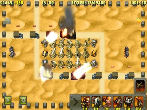 Little Commander - World War II TD iPad  Screenshots