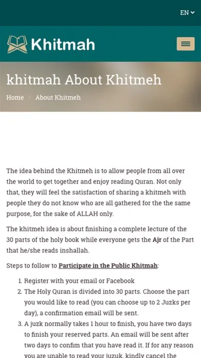 Khitmah Ekran Görüntüleri