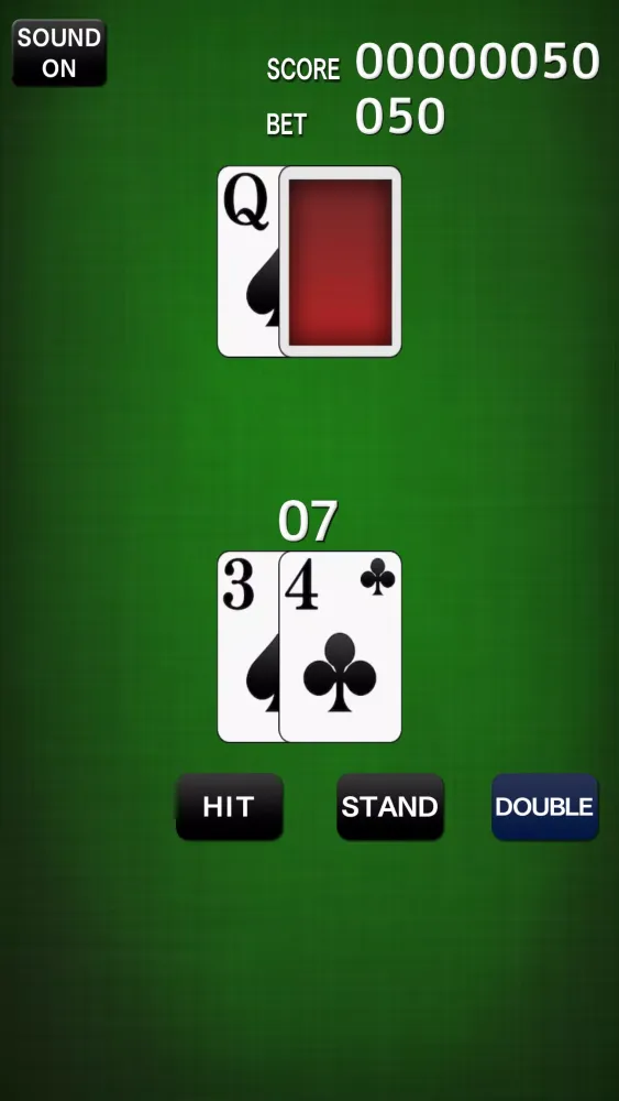 Screenshot di BlackJack