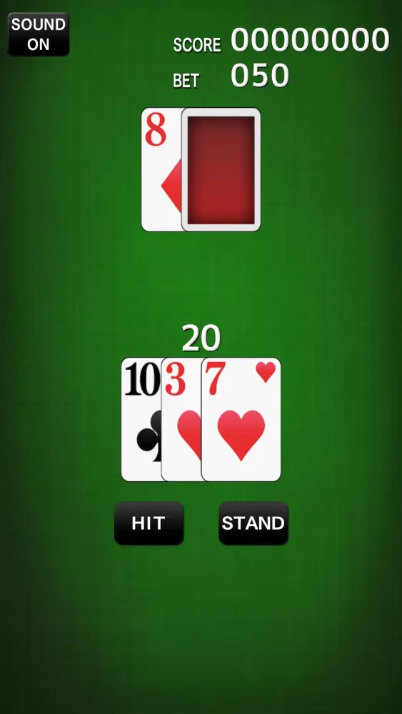 Screenshot di BlackJack