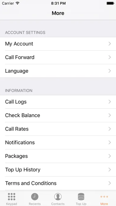 LINK - VoIP Screenshots