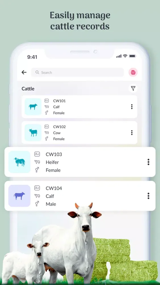 Captures d'écran de Cattle Manager