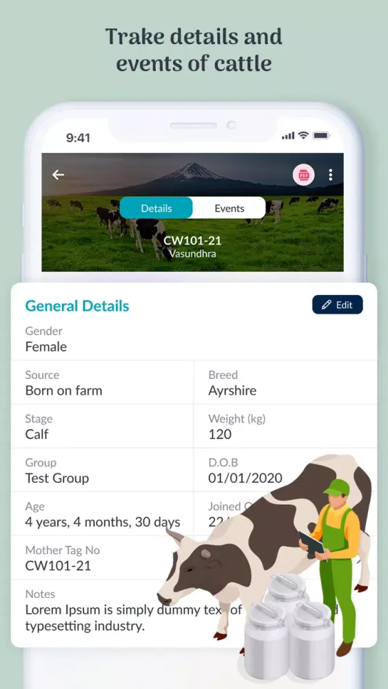 Captures d'écran de Cattle Manager