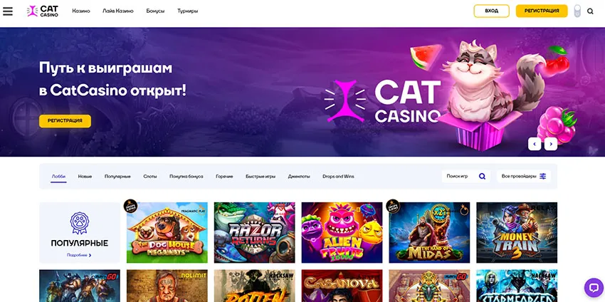 Скачать Cat Casino на Андроид Screenshots