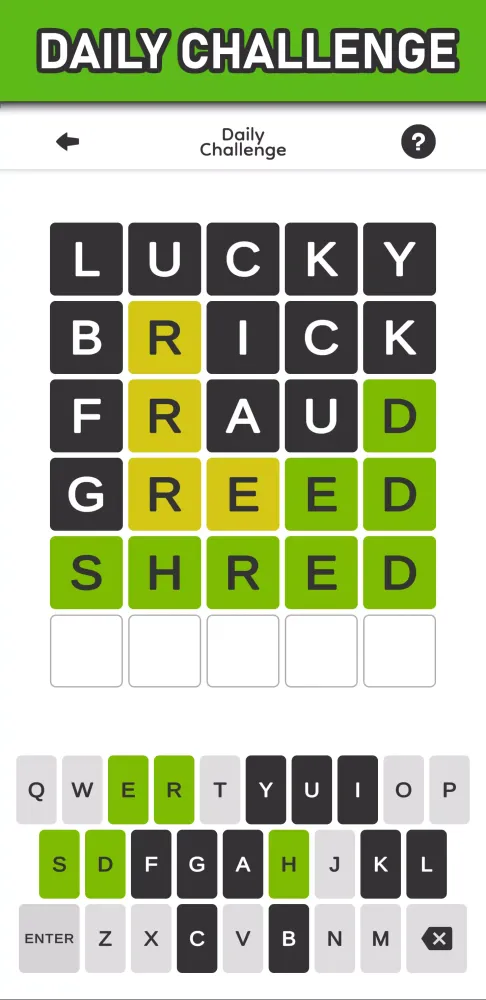 Screenshot di Wordzy