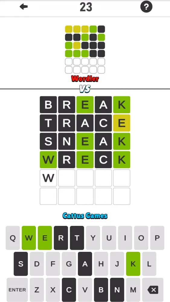 Screenshot di Wordzy