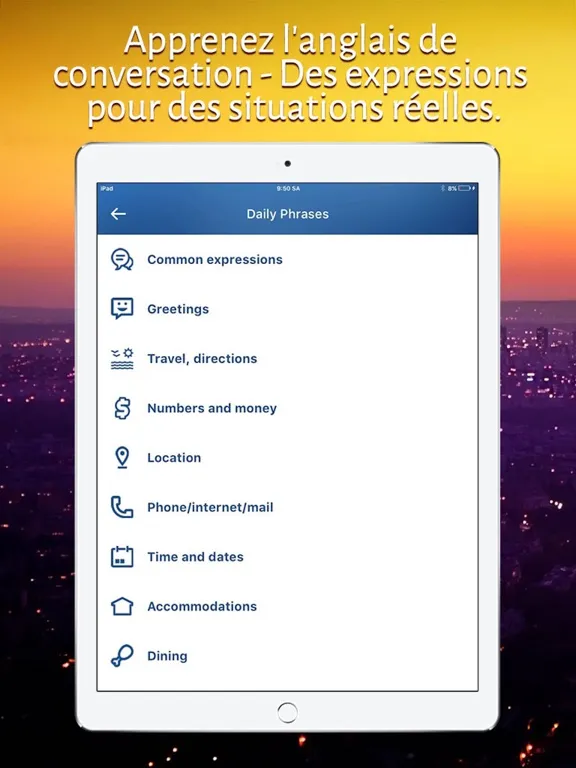 French Dictionary & Translator iPad 應用截圖
