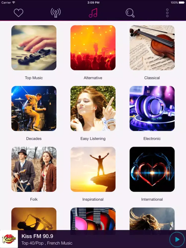 صور Radio FM France - Musique et radio en direct iPad 