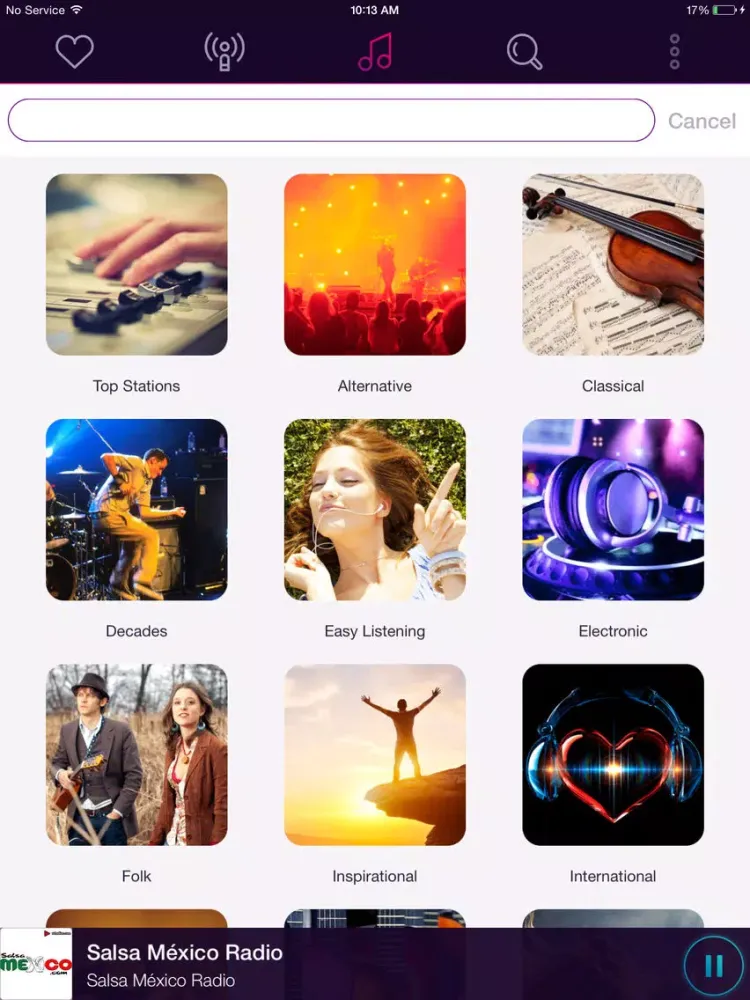 Radio Mexico - Listen to Free Music & Live AF / FM Radio iPad 應用截圖
